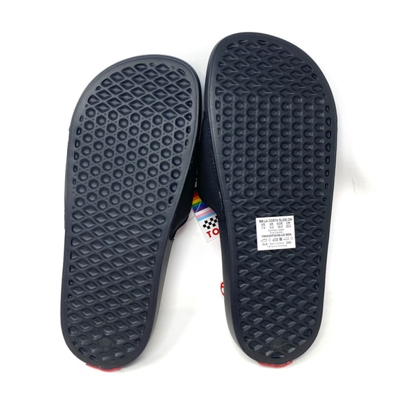 🔥HOT SALE🔥VANS La Costa Slide Pride Black Sandals Men’s Size VN0A5HF5AN8 - Picture 6 of 8